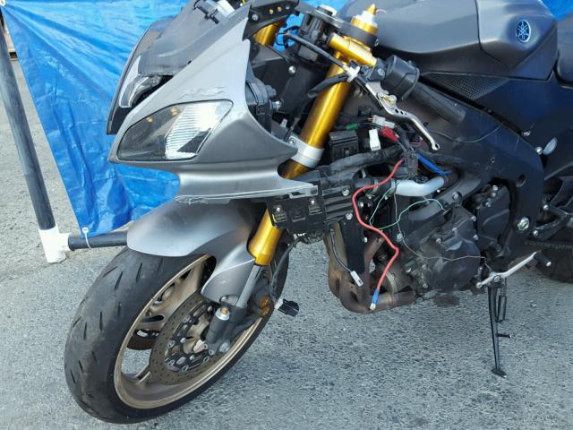 JYARJ16Y6EA008477 - 2014 YAMAHA YZFR6 C GRAY photo 9