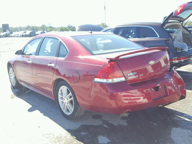 2G1WC5E31E1184869 - 2014 CHEVROLET IMPALA LIM BURGUNDY photo 3