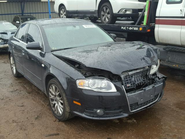 WAUDF78E28A134682 - 2008 AUDI A4 2.0T QU BLACK photo 1