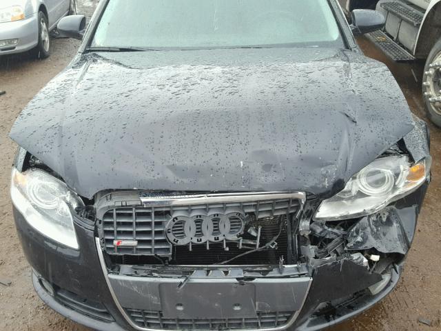 WAUDF78E28A134682 - 2008 AUDI A4 2.0T QU BLACK photo 7