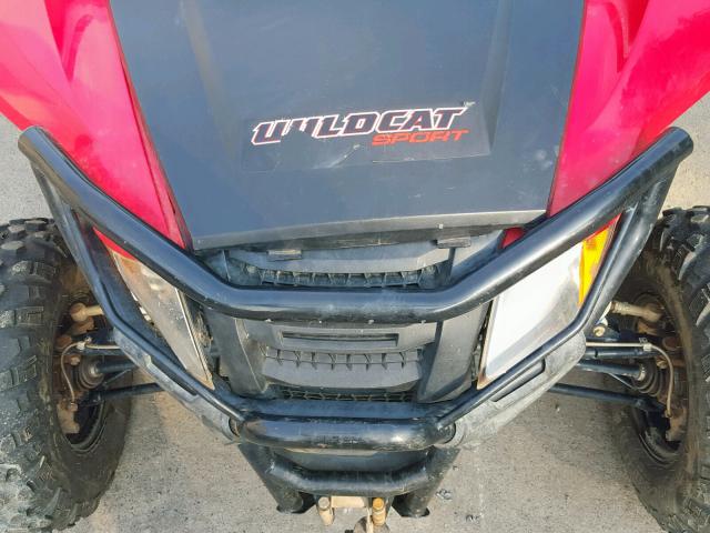 4UF15MPV8FT304336 - 2015 ARCTIC CAT 700CC RED photo 9