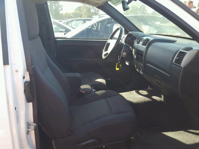 1GCESCFE9B8129900 - 2011 CHEVROLET COLORADO L WHITE photo 5