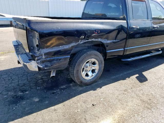 1D7HA18N45S357866 - 2005 DODGE RAM 1500 S BLACK photo 9