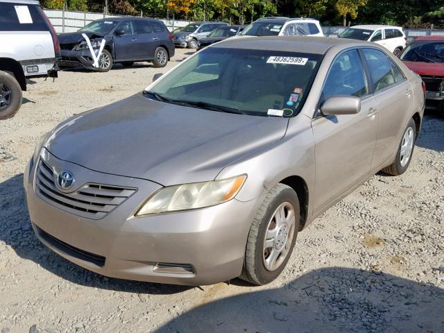4T1BE46K67U660553 - 2007 TOYOTA CAMRY NEW GOLD photo 2