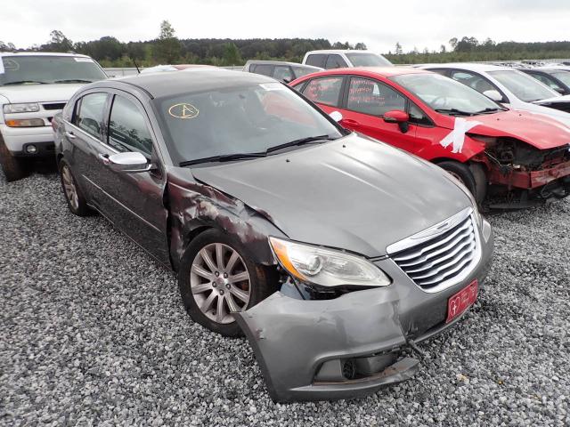 1C3CCBCGXDN607772 - 2013 CHRYSLER 200 LIMITE GRAY photo 1