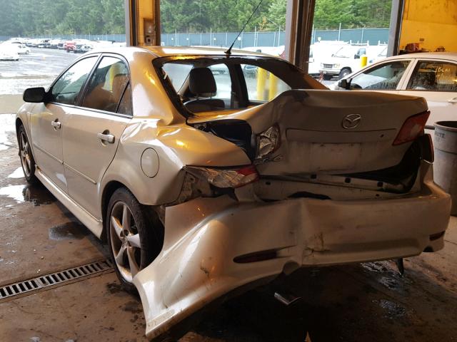 1YVFP80D445N32846 - 2004 MAZDA 6 S BEIGE photo 3