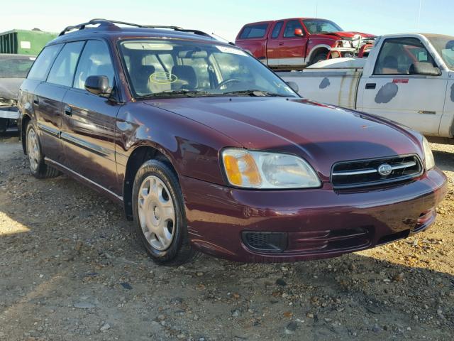 4S3BH635516307531 - 2001 SUBARU LEGACY L BURGUNDY photo 1