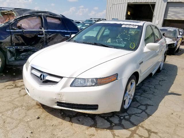 19UUA66266A070004 - 2006 ACURA 3.2TL WHITE photo 2