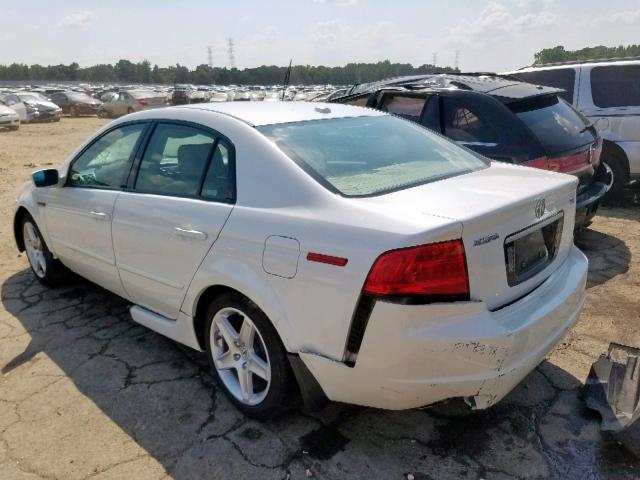 19UUA66266A070004 - 2006 ACURA 3.2TL WHITE photo 3