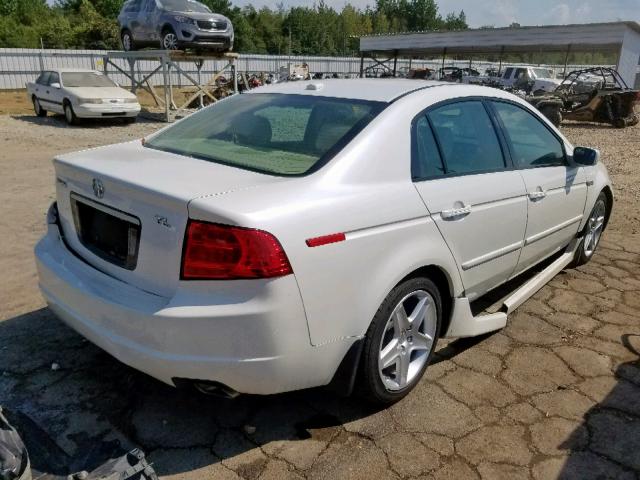 19UUA66266A070004 - 2006 ACURA 3.2TL WHITE photo 4