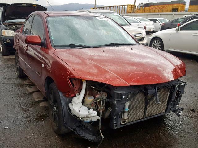 JM1BK323681138398 - 2008 MAZDA 3 S RED photo 1