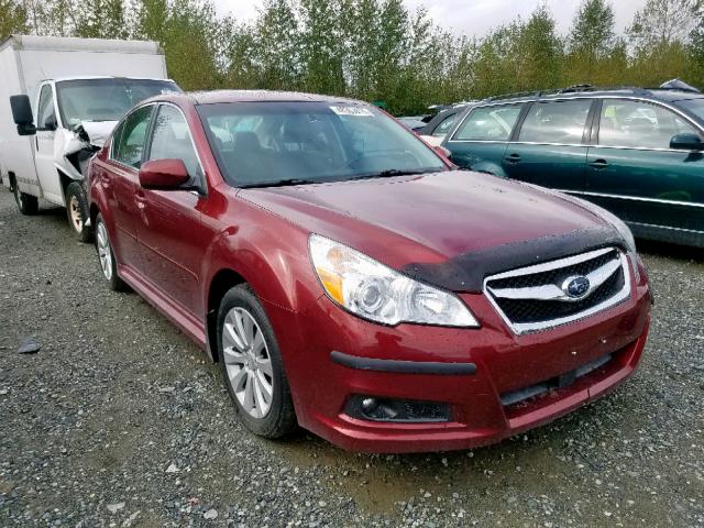 4S3BMDL60B2234845 - 2011 SUBARU LEGACY 3.6 RED photo 1