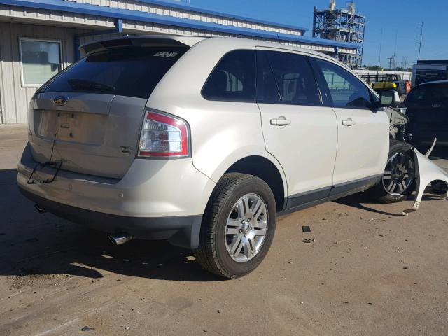 2FMDK48C97BA99956 - 2007 FORD EDGE SEL TAN photo 4