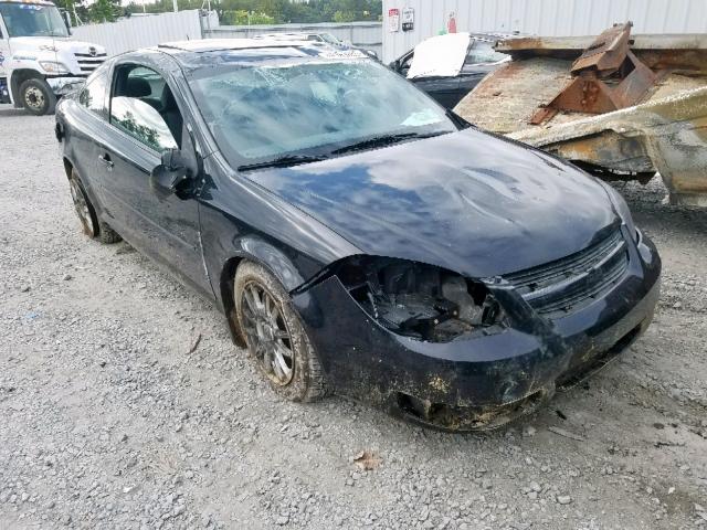 1G1AL18F487180301 - 2008 CHEVROLET COBALT LT BLACK photo 1