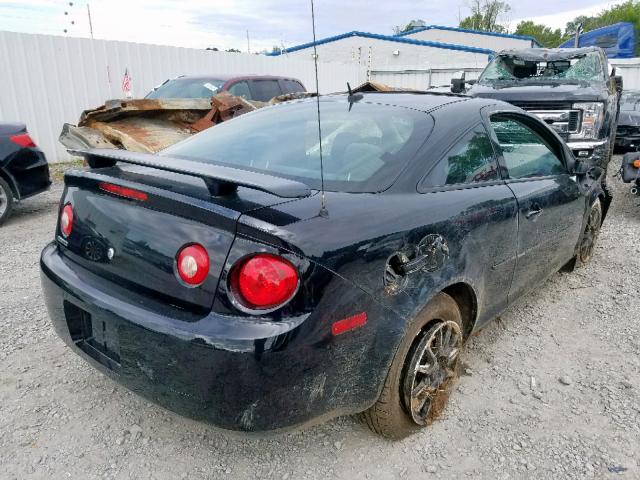 1G1AL18F487180301 - 2008 CHEVROLET COBALT LT BLACK photo 4