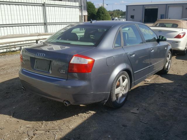 WAULC68E25A040165 - 2005 AUDI A4 1.8T QU GRAY photo 4