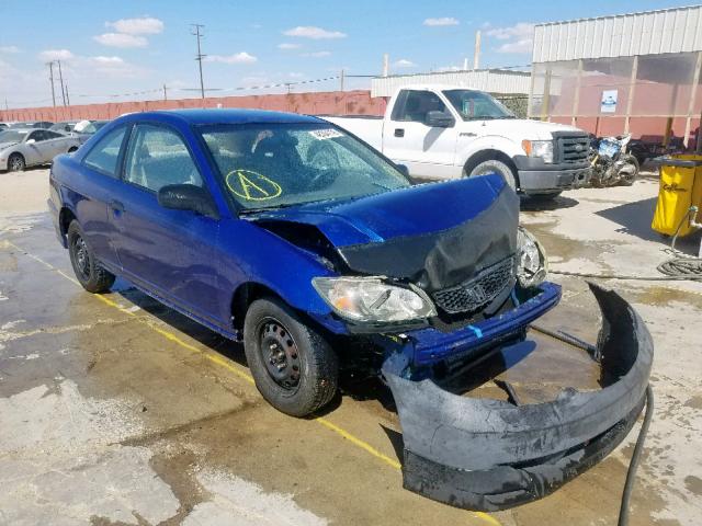 1HGEM21144L061497 - 2004 HONDA CIVIC DX V BLUE photo 1