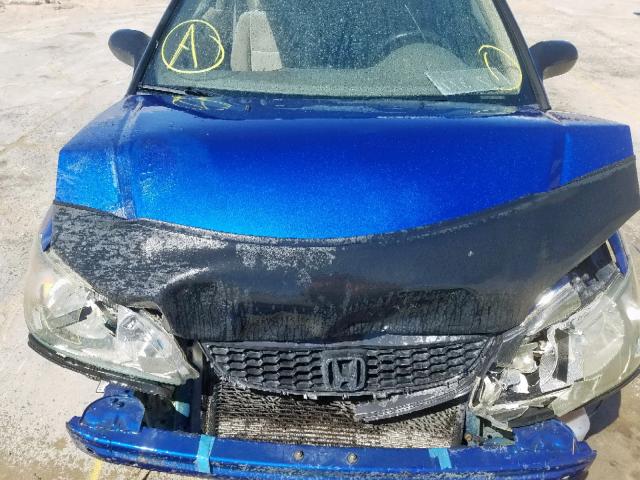 1HGEM21144L061497 - 2004 HONDA CIVIC DX V BLUE photo 7