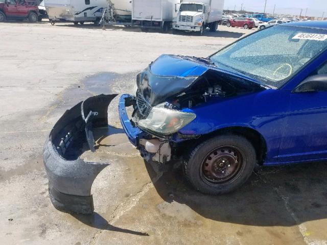 1HGEM21144L061497 - 2004 HONDA CIVIC DX V BLUE photo 9