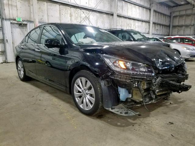 1HGCR2F86DA266734 - 2013 HONDA ACCORD EXL BLACK photo 1