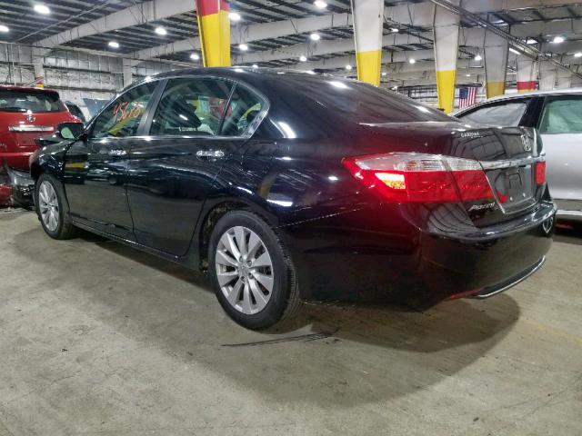 1HGCR2F86DA266734 - 2013 HONDA ACCORD EXL BLACK photo 3