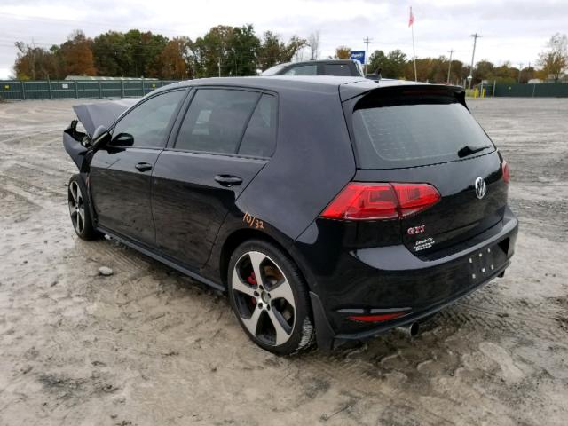 3VW547AU7GM068143 - 2016 VOLKSWAGEN GTI S/SE BLACK photo 3