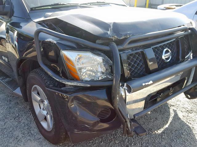 5N1AA08BX5N723545 - 2005 NISSAN ARMADA SE BLACK photo 9