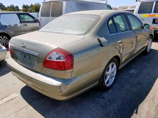 JNKBF01A32M000938 - 2002 INFINITI Q45 GREEN photo 4