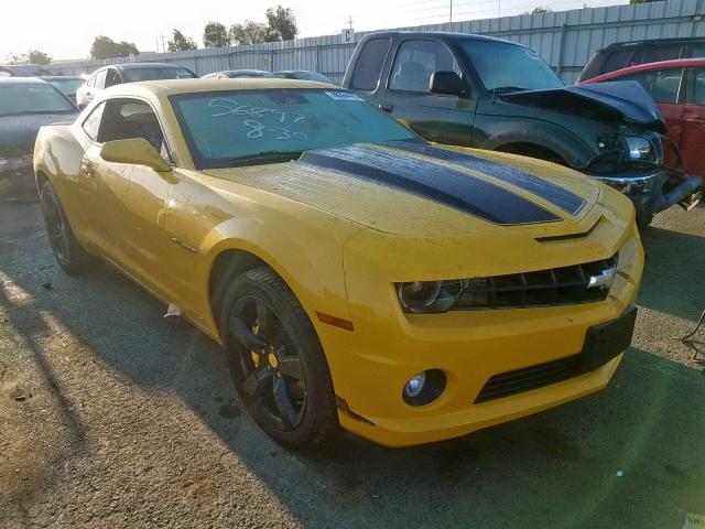 2G1FT1EW0A9123480 - 2010 CHEVROLET CAMARO SS YELLOW photo 1