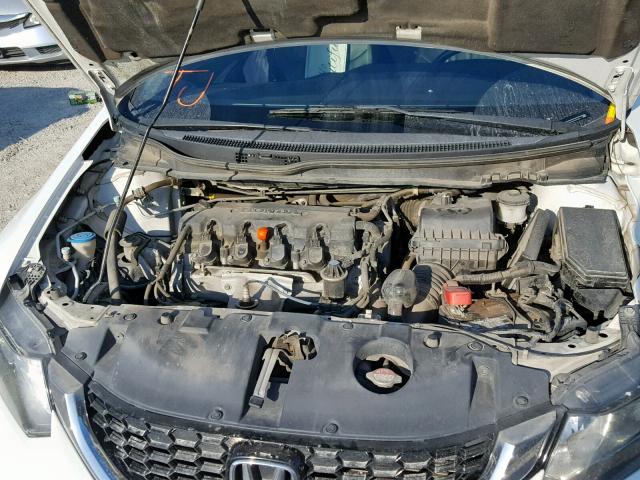 19XFB2F93DE056095 - 2013 HONDA CIVIC EXL 白色 照片 7