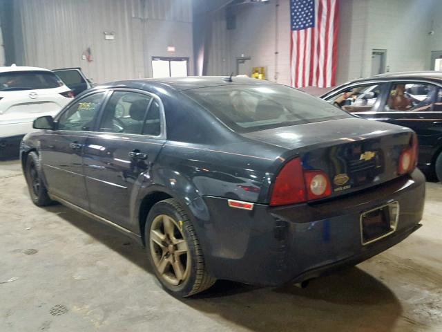 1G1ZH57BX8F215519 - 2008 CHEVROLET MALIBU 1LT BLACK photo 3