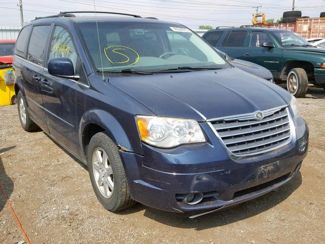 2A8HR54P38R139630 - 2008 CHRYSLER TOWN & COU BLUE photo 1