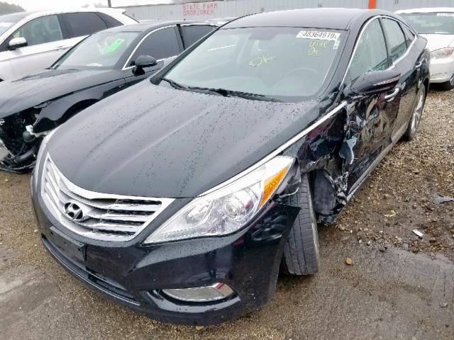 KMHFG4JG1DA218629 - 2013 HYUNDAI AZERA BLACK photo 2