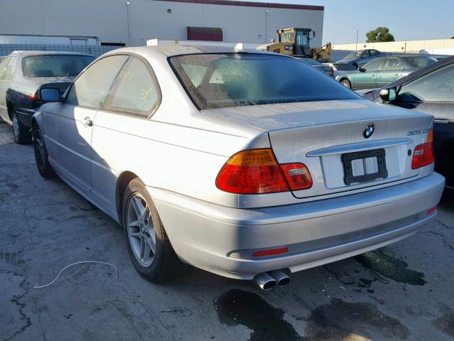 WBABV13474JT21822 - 2004 BMW 325 CI SUL SILVER photo 3