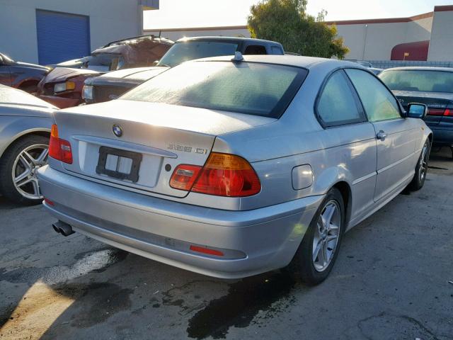 WBABV13474JT21822 - 2004 BMW 325 CI SUL SILVER photo 4