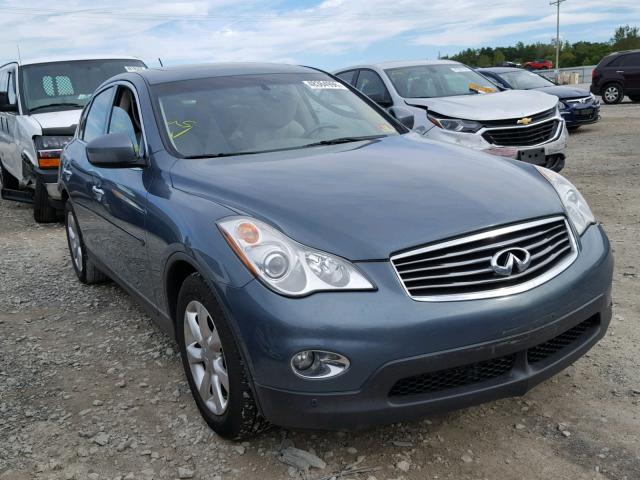 JNKAJ09F98M355812 - 2008 INFINITI EX35 BASE BLUE photo 1