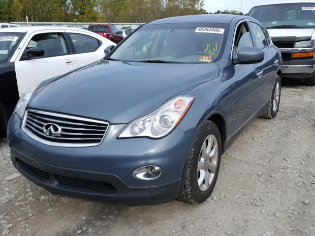 JNKAJ09F98M355812 - 2008 INFINITI EX35 BASE BLUE photo 2