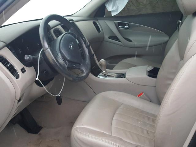 JNKAJ09F98M355812 - 2008 INFINITI EX35 BASE BLUE photo 5