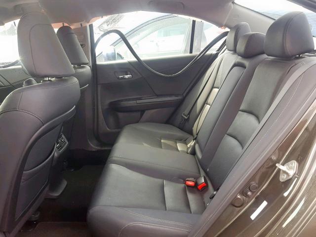 1HGCR2F8XDA109711 - 2013 HONDA ACCORD EXL GRAY photo 6