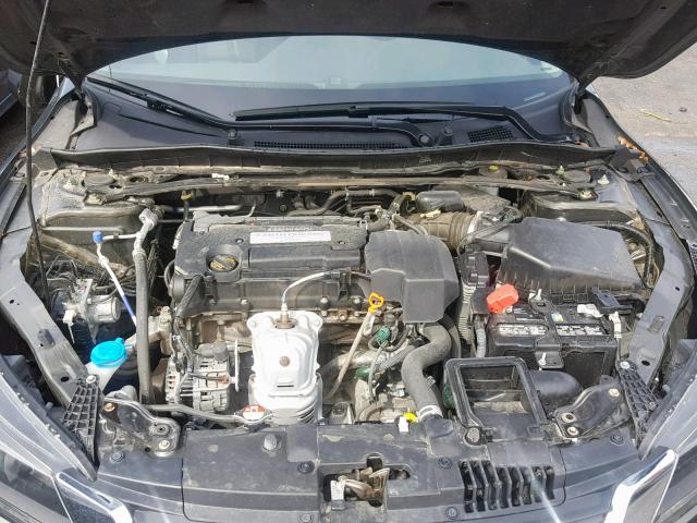 1HGCR2F8XDA109711 - 2013 HONDA ACCORD EXL GRAY photo 7