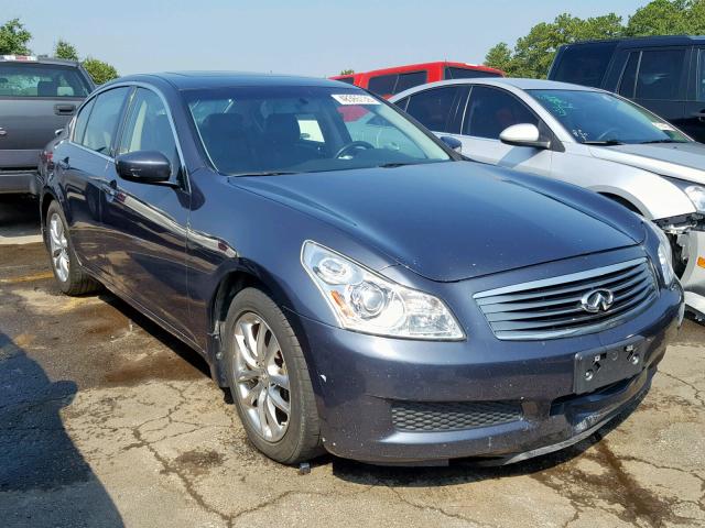 JNKCV61E59M012824 - 2009 INFINITI G37 BASE BLUE photo 1