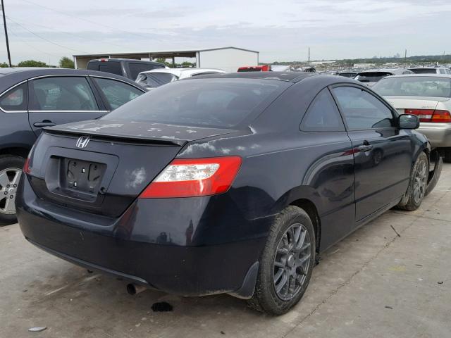 2HGFG12658H569934 - 2008 HONDA CIVIC LX BLACK photo 4