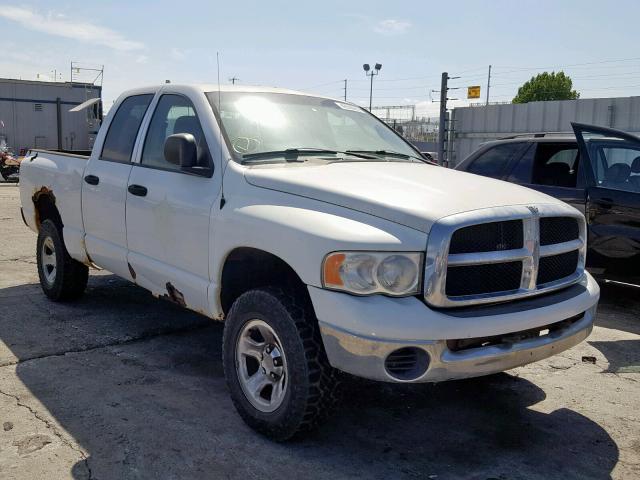 1D7HU18N45S325622 - 2005 DODGE RAM 1500 S WHITE photo 1