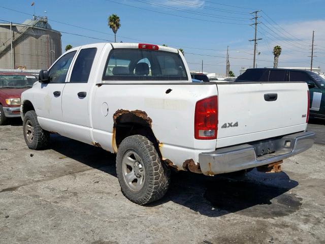 1D7HU18N45S325622 - 2005 DODGE RAM 1500 S WHITE photo 3