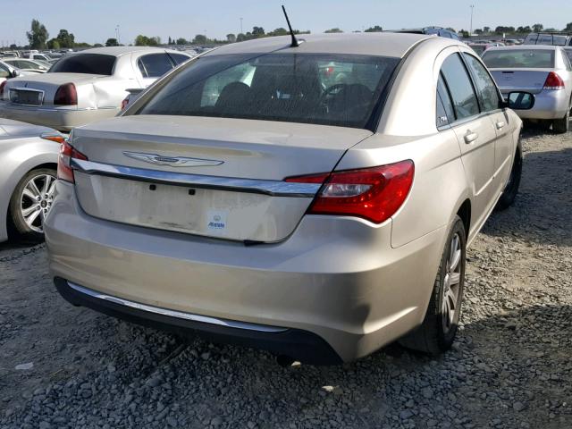 1C3CCBBB3DN732747 - 2013 CHRYSLER 200 TOURIN GOLD photo 4