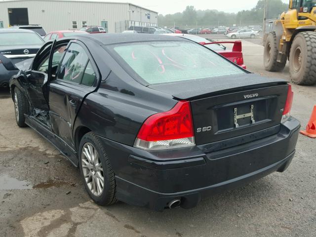 YV1RS547962521683 - 2006 VOLVO S60 T5 BLACK photo 3