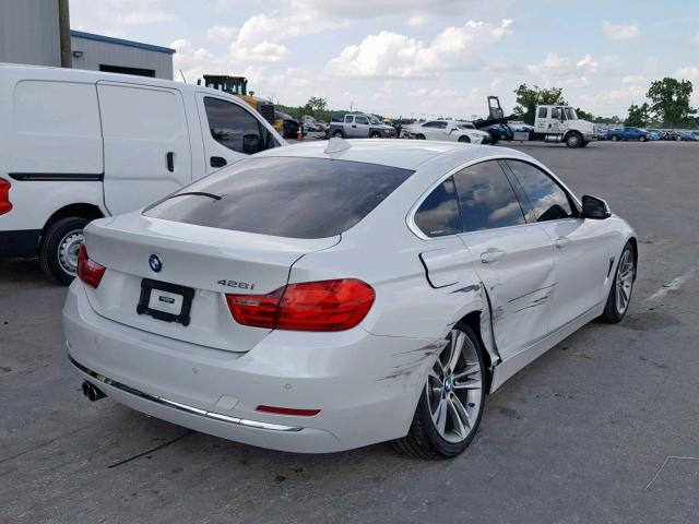 WBA4A9C53GG508455 - 2016 BMW 428 I GRAN WHITE photo 4