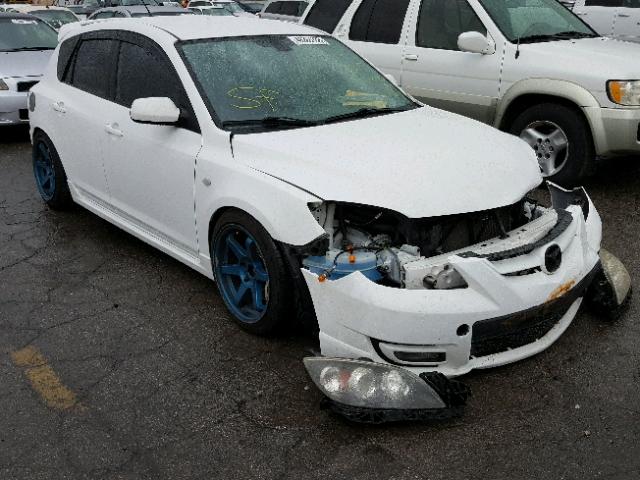 JM1BK34L281101071 - 2008 MAZDA SPEED 3 WHITE photo 1