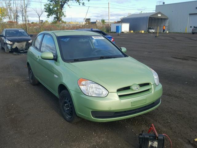 KMHCN3BC8AU176940 - 2010 HYUNDAI ACCENT SE GREEN photo 1