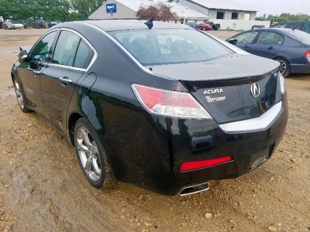 19UUA8F55AA005949 - 2010 ACURA TL BLACK photo 3